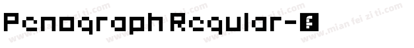 Penograph Regular字体转换